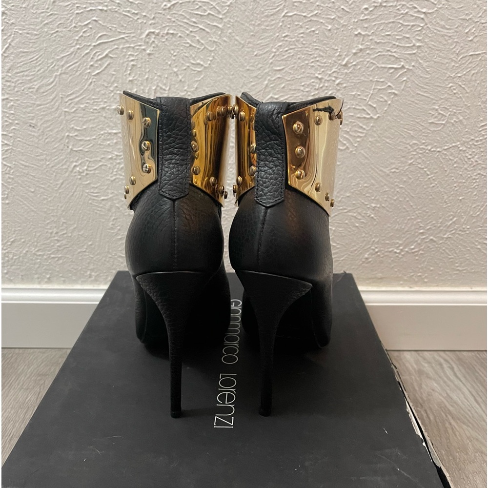 Lorenzi booties - black and gold